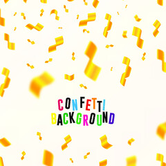 Confetti Background, golden color