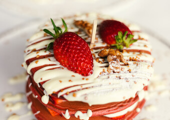 Waffles Backround White Chef Cousine Desert