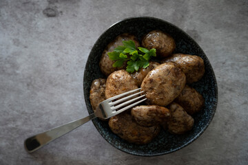 Mombar in ِArabic or what is also called Fawaregh is simply stuffed sheep sausages with rice and hummus