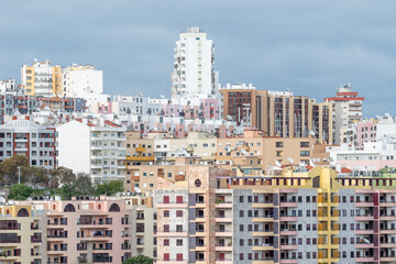 Almada, Portugal, 18 February 2022, Landscape over the City of Almada