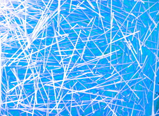 Blue abstract background with white lines. Texture  for photo and  for text. Wallpaper. Vintage. Surface. Backdrop.