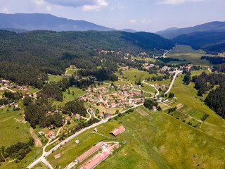 Fototapeta na wymiar Yundola area between Rila and Rhodopes mountain, Bulgaria