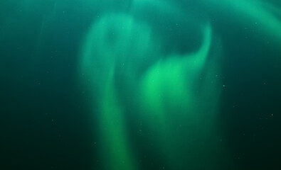 Fototapeta na wymiar Aurora Borealis abstract background, northern lights in the polar sky