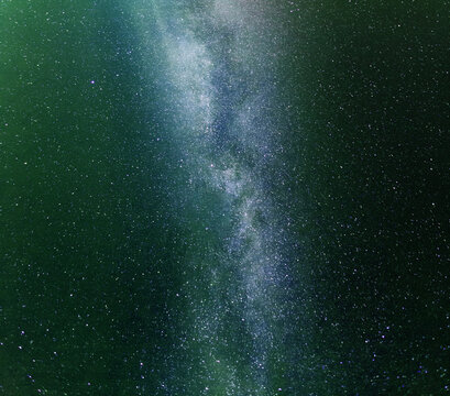  view universe space shot of milky way galaxy with stars on a night sky background. The Milky Way is the galaxy that contains our Solar System.