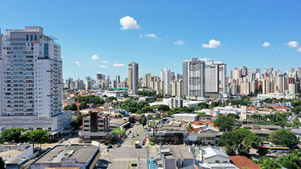 Panoramic view of Goiania city, Goias State, Brazil 