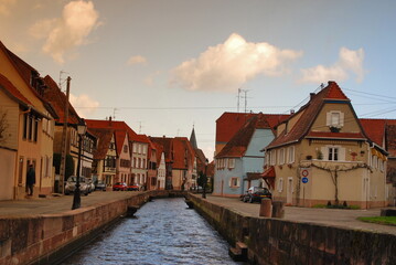 the City of Wissembourg in the French alsace,France,2008