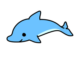 イルカ　イラスト