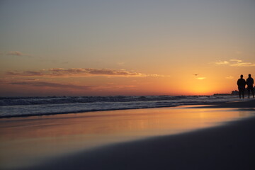 Fototapeta premium sunset at the beach