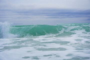 waves on the beach