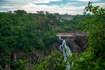 iguazu waterfalls natural wonder of the world, unesco monument