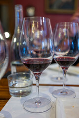Wine cellars tour with white and red wines tasting in Montepulciano, Tuscany, Italy