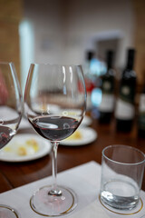 Red Brunello di Montalcino wine and olive oil tasting tour in cantina near Montalcino Tuscany, Italy