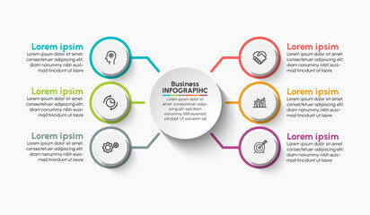 Business data visualization. timeline infographic icons designed for abstract background template milestone element modern diagram process technology digital marketing data presentation chart Vector