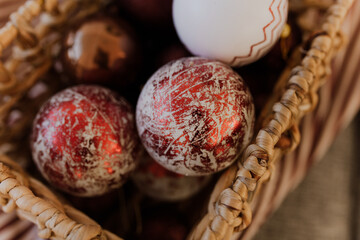 Christmas tree toy in the New Year's interior