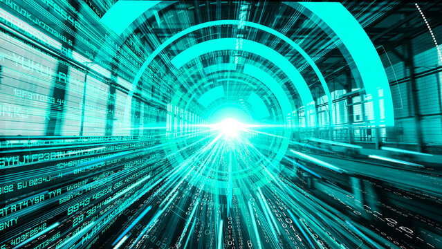 Software development, application programming code and tacit computer coding . Concept of smart digital transformation and technology disruption that changes global trends in new information era .