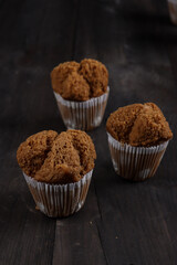 Bolu Kukus gula merah or brown sugar steamed sponge cake .