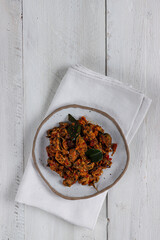 Kerang bumbu bali or stir fry oyster