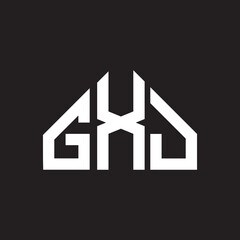 GXJ letter logo design on Black background. GXJ creative initials letter logo concept. GXJ letter design. 
