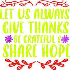 Thanksgiving T-shirt and SVG Design