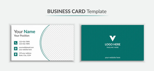 Corporate medical business card template