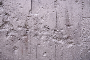 silber angestrichene Betonwand