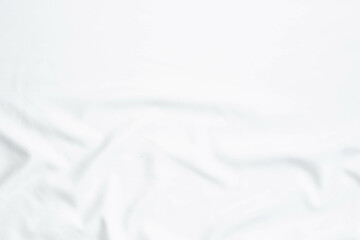 Obraz premium White fabric texture that is white cloth surface background with beautiful soft blur pattern.