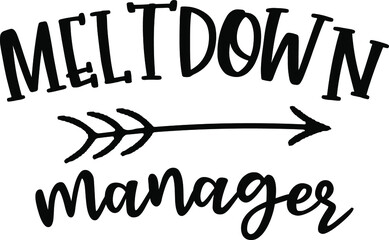 Meltdown manager typography design