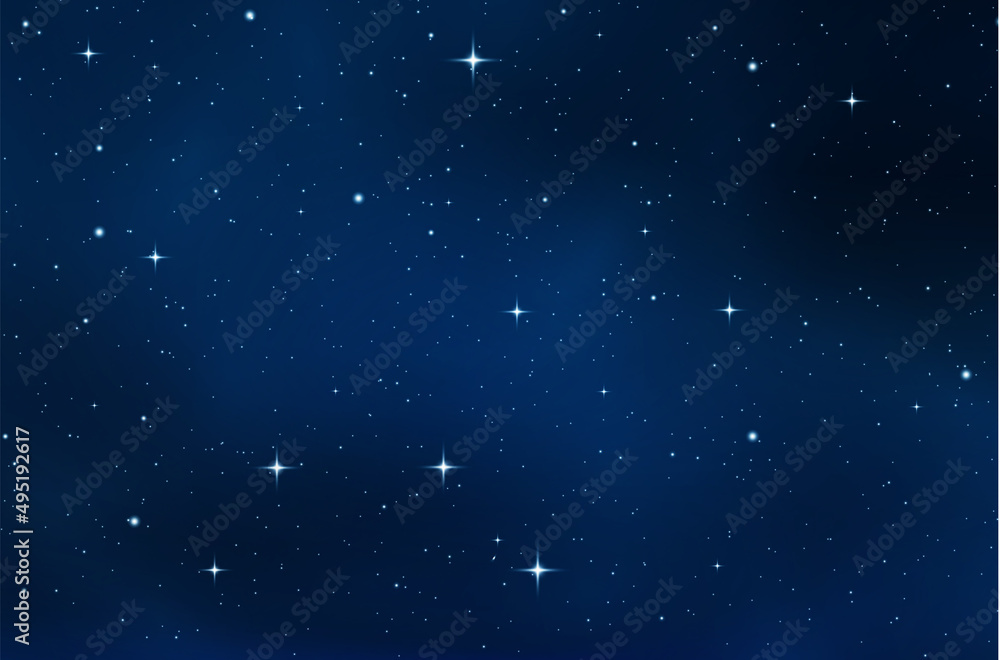 Wall mural star background in space, galaxy, starry night sky