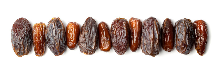Big Dates Isolated. Date Palm Fruits