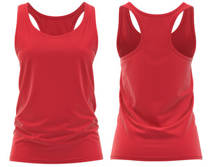 Women's Tank Top ( Red )