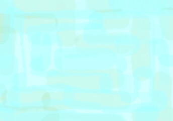 ふんわり幾何学模様の水彩テクスチャー　水色