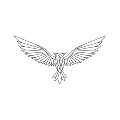 owl vector design for logo icon