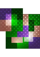 Abstract geometric background. Modern overlapping squares. Fancy color shapes for your message. Business or technical presentation. Vector
