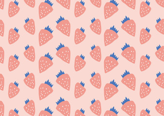 レトロ　苺　背景