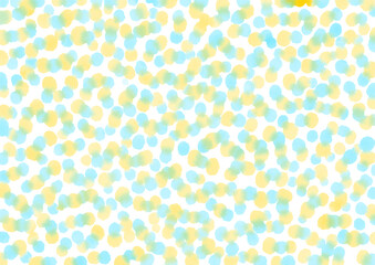 レトロ　水玉　水彩　背景