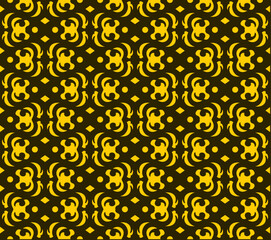 Pattern Batik Gold Diamond Tile for Template Abstract Background Decoration