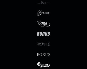 Bonus in the 7 different creative lettering style