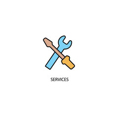 services icons  symbol vector elements for infographic web