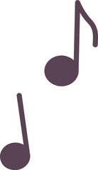 Musical Notes Outline Illustration © Good Studio