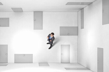 Fototapeta premium Concept of choice and opportunity