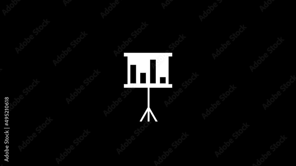 Poster white picture of schedule on a black background. business schedule at business conference. distortio