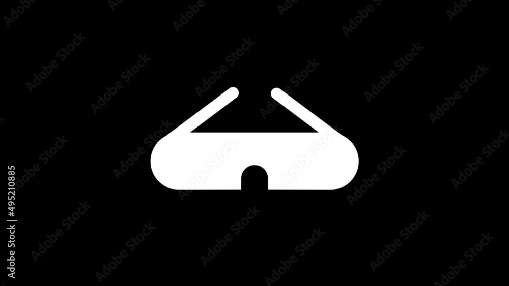 Poster white picture of glasses on a black background. retro glasses for disco. distortion liquid style tra