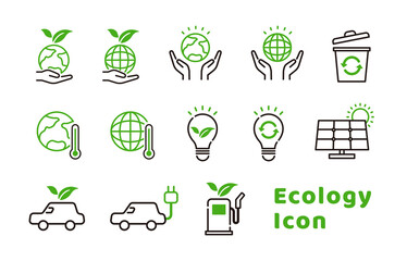 エコロジーアイコンセット