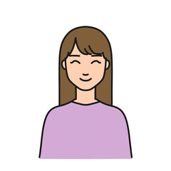 笑っている女性