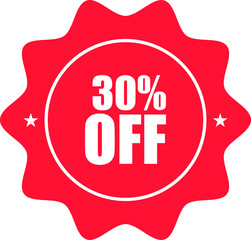 Discount up to 30% off Label Vector Template Design Illustration
