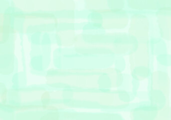 ふんわり幾何学模様の水彩テクスチャー　ニュアンスグリーン