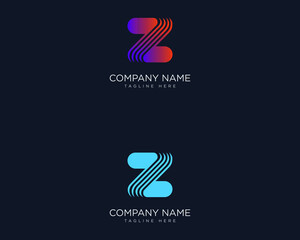z logo in the creative letter style