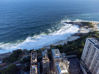 Sunset at Copacabana Beach Boardwalk, Rio de Janeiro, Brazil