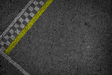Fototapeta premium Finish line racing background