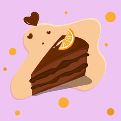 cute junk food bakery cartoon illustration
